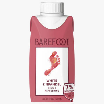 Barefoot White Zinfandel 200ml  Tetra