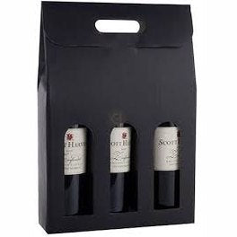 Black 3 Bottle Carrier by Cakewalk