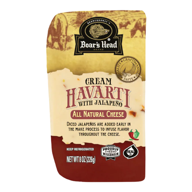 Boars Head Havarti Jalepeno Cheese