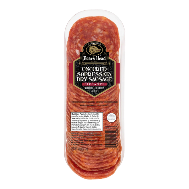 Boars Head Sliced Sopressata