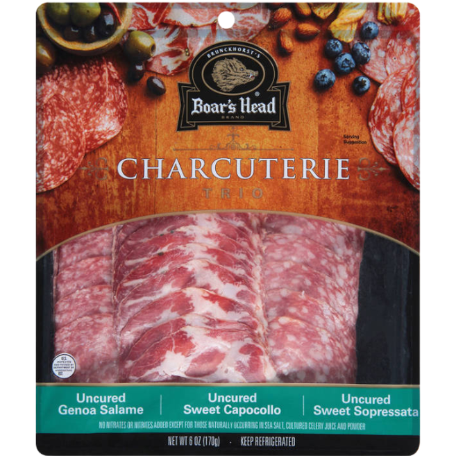 Boars Head Trio Genoa, Capocolla, and Sopressata 6oz