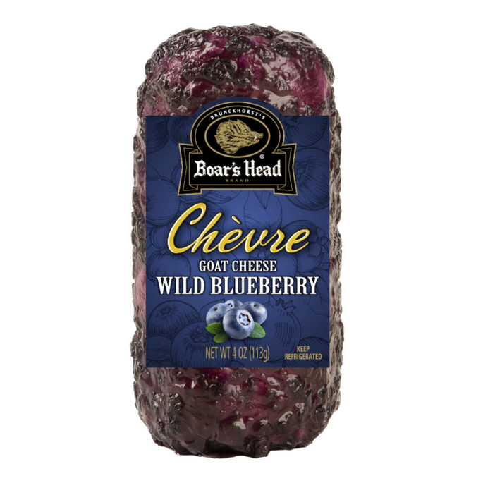 Boars Head Wild Blueberry Chevre Goat Cheese 4oz