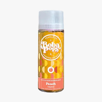 Boba Pops Peach Cocktail