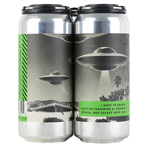 Bottle Logic I Want To Believe IPA  4pk cn