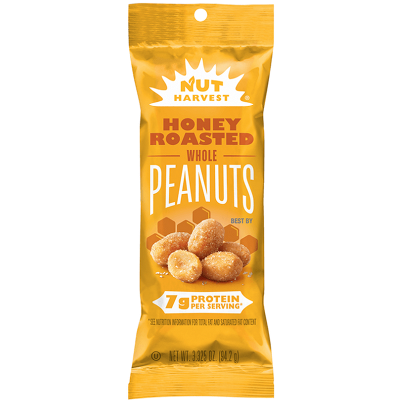 Nut Harvest Honey Roasted Whole Peanuts 3.325oz