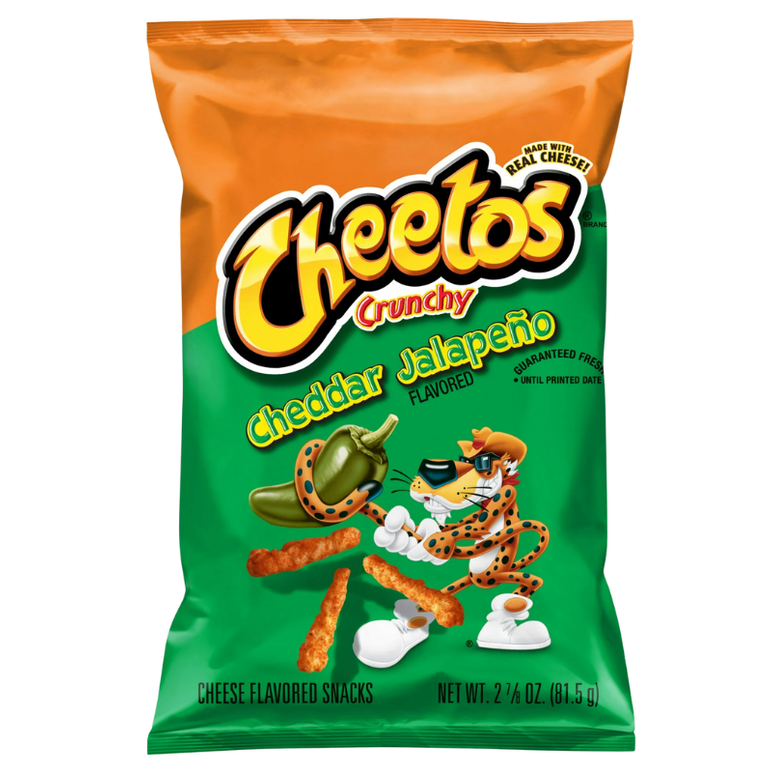 Frito Lay Cheetos Crunchy Cheddar Jalapeno 2.875oz