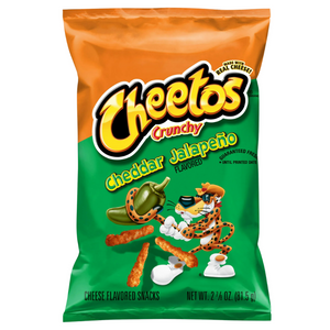 Frito Lay Cheetos Crunchy Cheddar Jalapeno 2.875oz