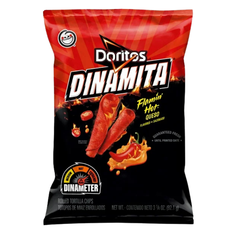Frito Lay Doritos Dinamita Flamin Hot Queso