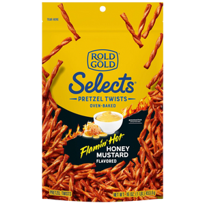 Frito Lay Rold Gold Selects Flamin Hot Honey Pretzel Twists 16oz