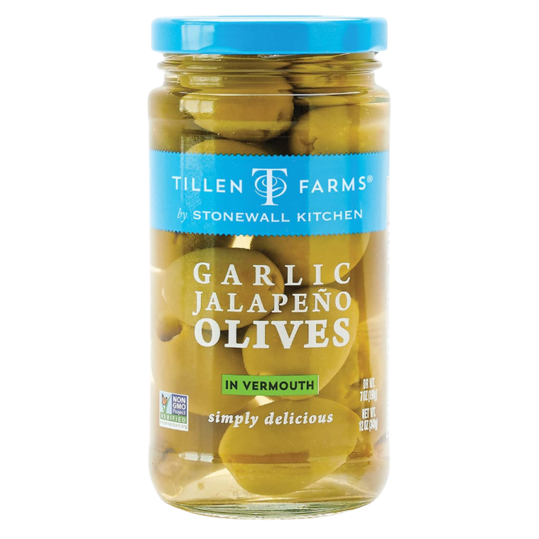 Tillen Farms Garlic Jalapeno Olives
