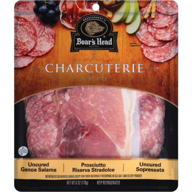 Boars Head Trio Genoa, Prosciutto, and Sopressata 6oz
