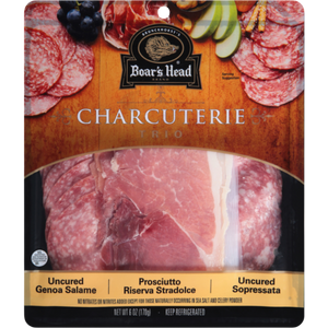 Boars Head Trio Genoa, Prosciutto, and Sopressata 6oz