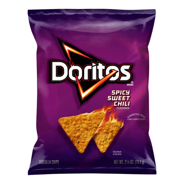 Frito Lay Doritos Tortilla Chips Spicy Sweet Chili 2.625oz