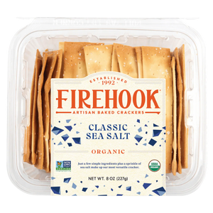 Firehook Classic Sea Salt Organic Crackers
