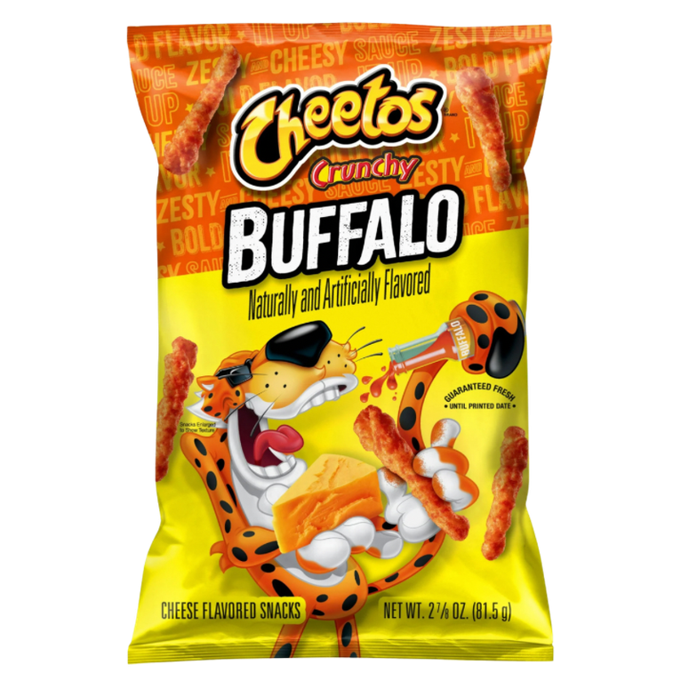 Frito Lay Crunch Cheetos Buffalo 2.875oz
