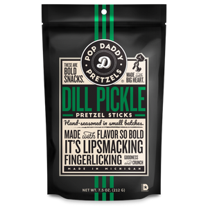 Pop Daddy Dill Pickle Pretzel Sticks 7.5oz