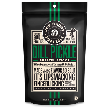 Pop Daddy Dill Pickle Pretzel Sticks 7.5oz