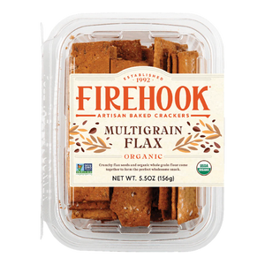 Firehook Multigrain Flax Organic Crackers