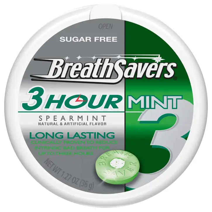 Breath Savers 3 Hour Spearmint 1.27oz