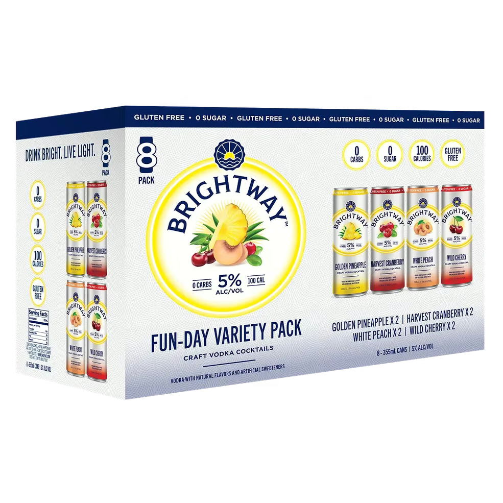 Brightway Cocktail Assorted 8pk 12oz Can