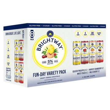 Brightway Cocktail Assorted 8pk 12oz Can