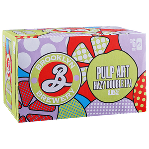 Brooklyn Pulp Art Hazy Double IPA  6pk Cn