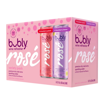 Bubly Wine Refresher Rose Variety