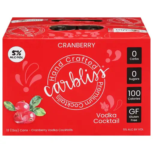 Carbliss Vodka Cocktail Cranberry