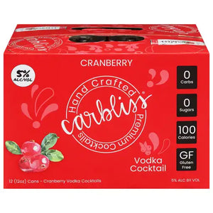 Carbliss Vodka Cocktail Cranberry