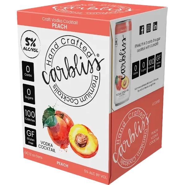 Carbliss Vodka Cocktail Peach