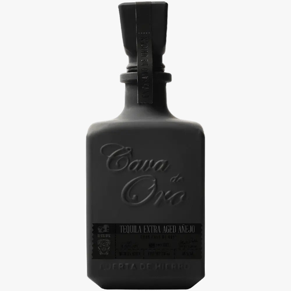 Cava De Oro Extra Anejo Black Tequila