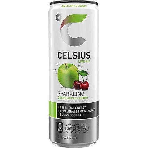 Celsius Green Apple Cherry