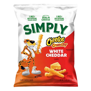 Cheetos Simply Crunchy White Cheddar 2.625oz