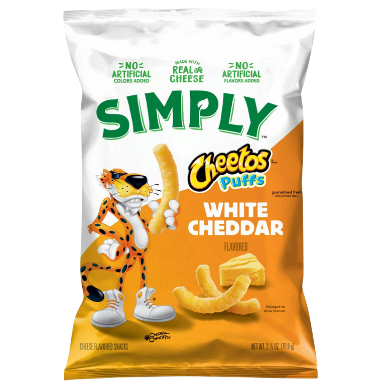 Cheetos Simply White Cheddar Puffs