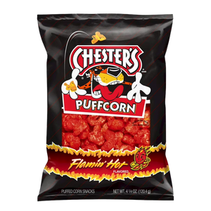 Chesters Flamin Hot Puffcorn