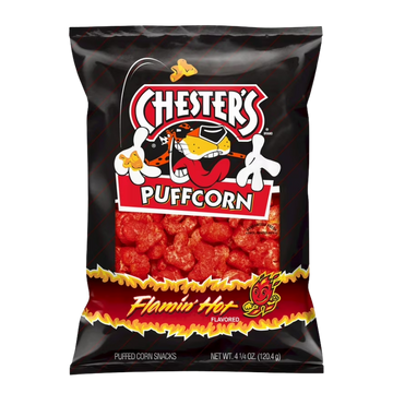 Chesters Flamin Hot Puffcorn