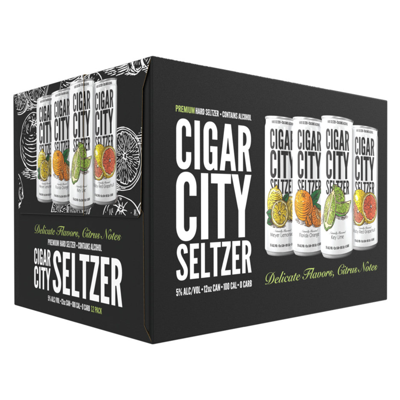 Cigar City Hard Seltzer Variety  12pk Cn