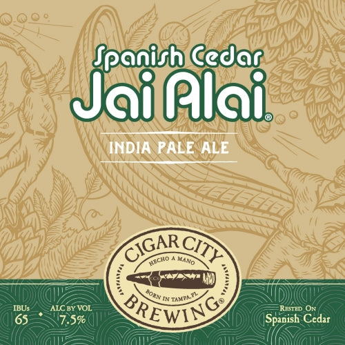Cigar City Spanish Cedar Jai Alai  4pk Cn