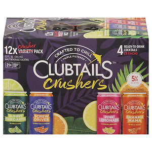 Clubtails Crushers Variety  12pk Cn