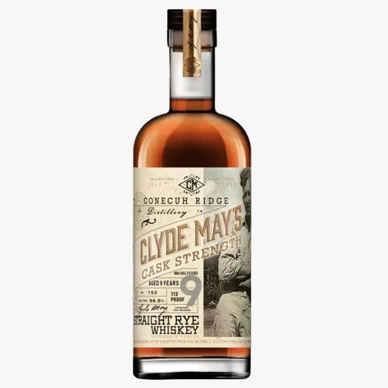 Clyde Mays 9yr Cask Strength Whiskey