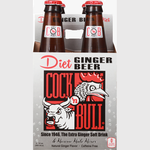 Cock & Bull Diet Ginger Beer 4pk