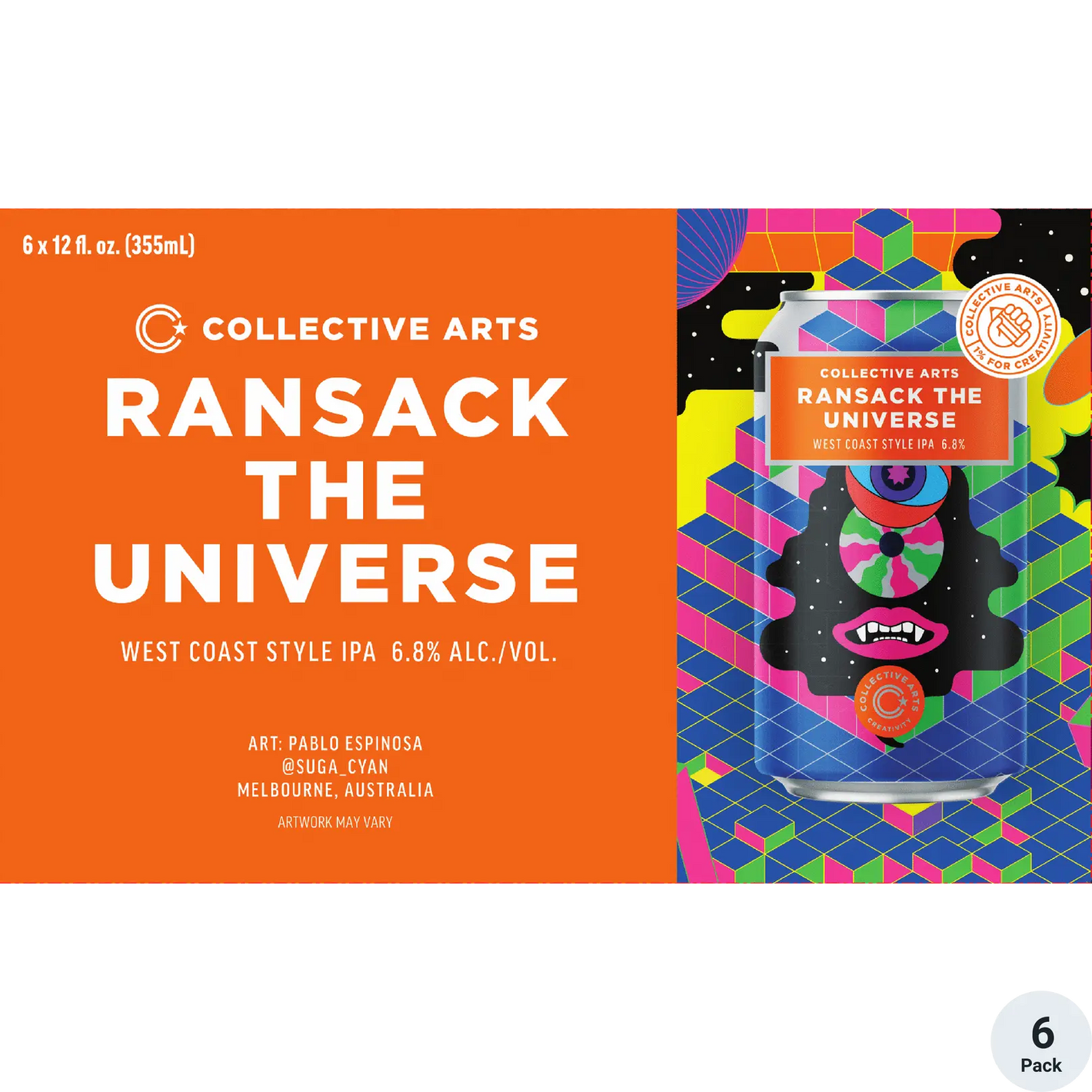Collective Arts Ransack the Universe IPA  6pk Cn