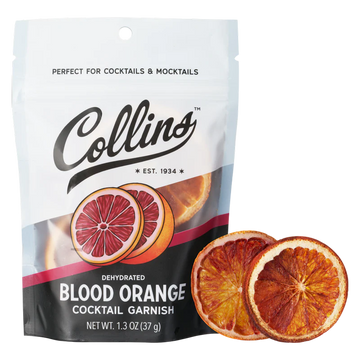 Collins Dehydrated Blood Orange Cocktail Garnish