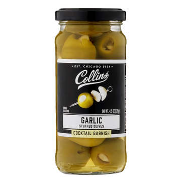 Collins Garlic Cocktail Olives