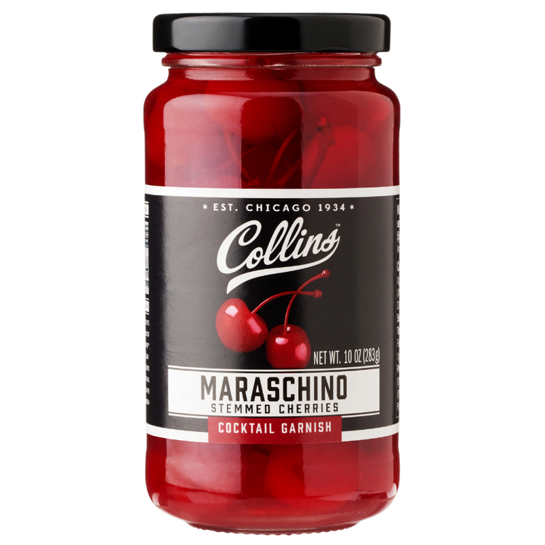 Collins Maraschino Cherries With Stems