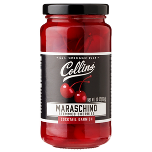 Collins Maraschino Cherries With Stems