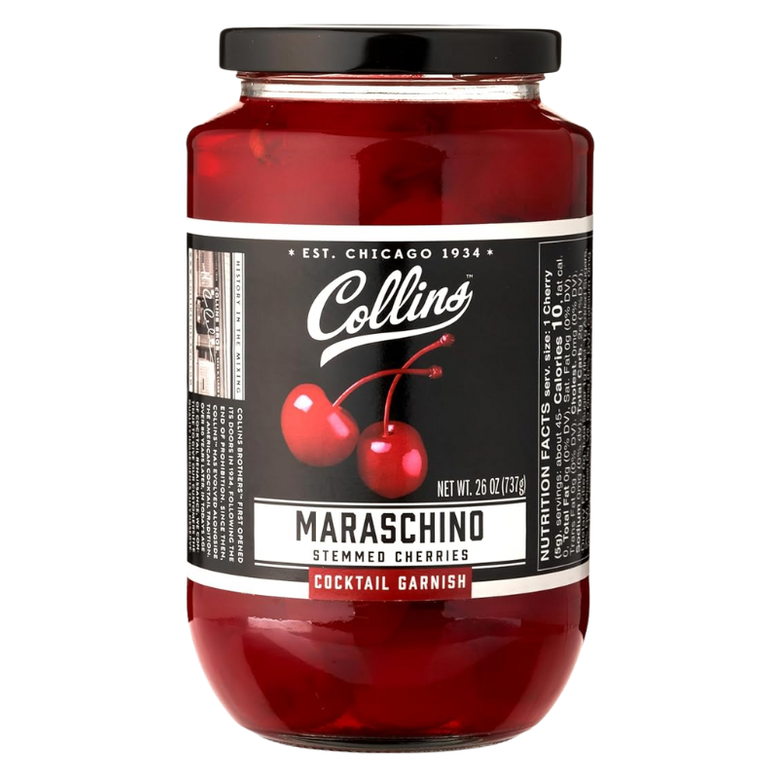 Collins Maraschino Stemmed Cherries 26oz