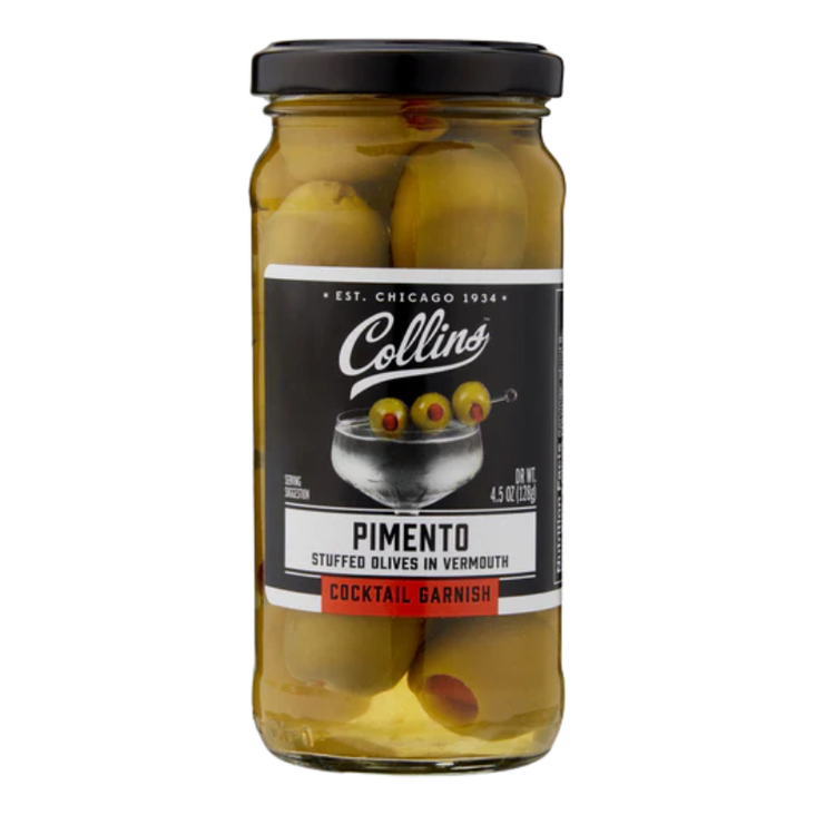 Collins Pimento Olives in Vermouth