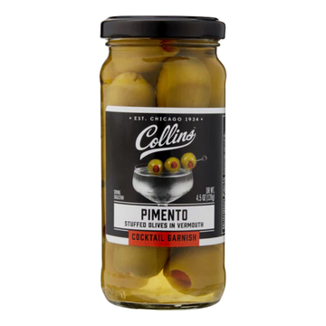 Collins Pimento Olives in Vermouth