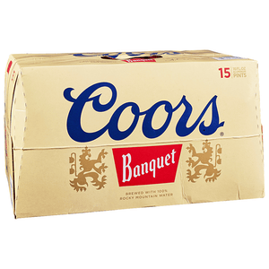 Coors Banquet Aluminum  15pk Btls